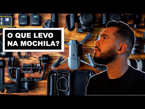 O Que Todo Videomaker PRECISA! Minha Mochila Completa: Câmeras, Lentes e Gimbal| Sony ZVe10