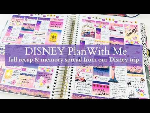 DISNEY Trip! | PLAN WITH ME | Trip pre-planning + Memory Keep | Trip Highlights, Disney Favs & More