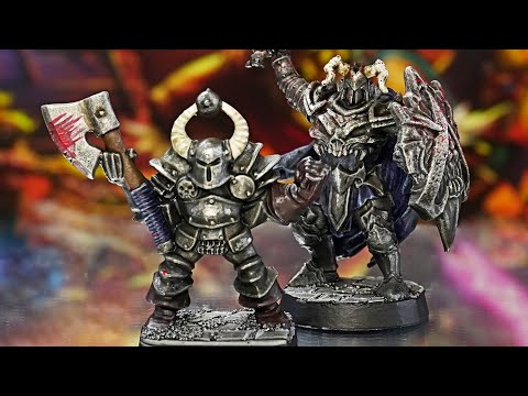 Speed painting HeroQuest: Dread Knights/Chaos Warriors