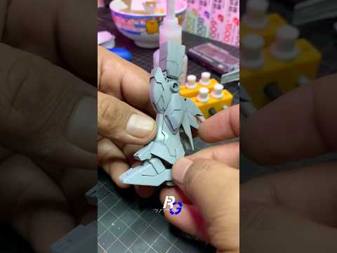 EG Nu Gundam Leg Part Custom WIP #gundam #gunpla #gunplacustom #gunplamodeler