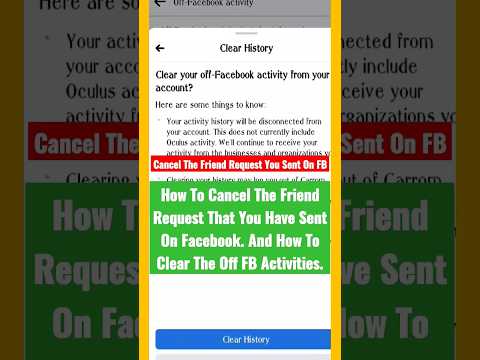 How To Cancel The Friend Requests You've Sent On | Fb Tricks