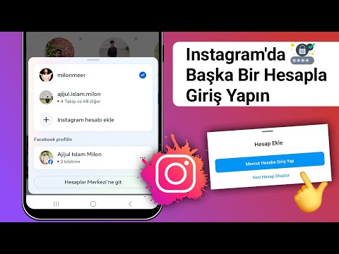 Instagram'da başka bir hesaba nasıl giriş yapılır?