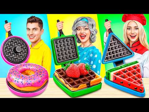 Me vs Grandma Cooking Challenge! Cake Decorating Funny Recipes by YUMMY JELLY