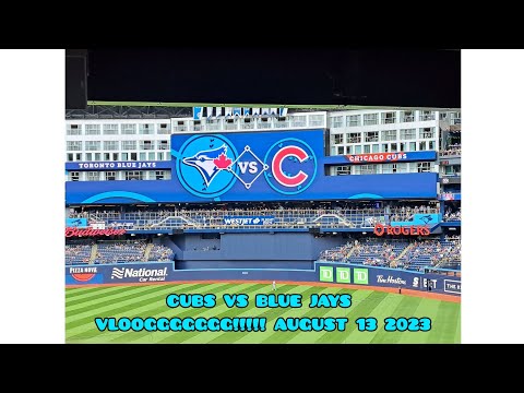 Cubs Vs Blue Jays GAME 3 VLOGGGGG!!! August 13 2023 MUST SEE