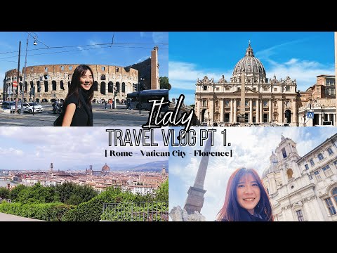 Italy Travelling Vlog Part 1 | Rome | Vatican City | Florence|