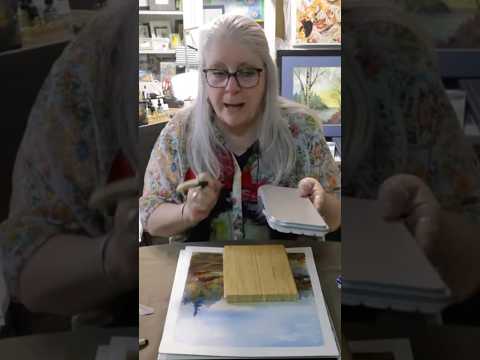 Creative Hacks for Better Watercolor Painting #shorts