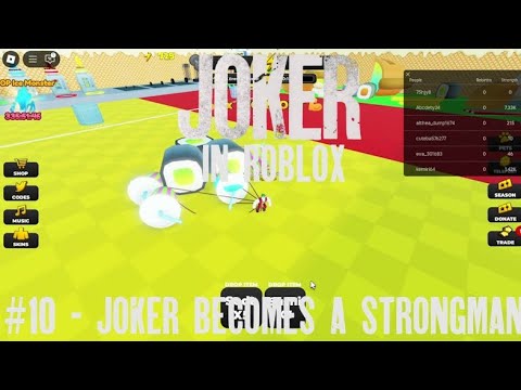 Joker in ROBLOX! Episode 10 | Joker becomes a strongman