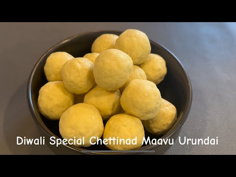 Diwali Special Chettinad Maavu Urandai Made With Home Flour Mill From Scratch Recipe.