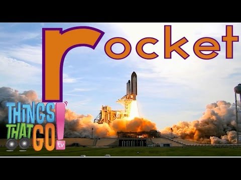 * ABC - LEARN THE ALPHABET * | Rocket, Airplane, Truck & Train Videos For Kids | Things That Go TV!