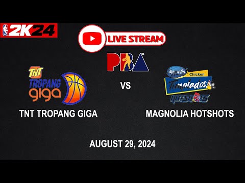 LIVE NOW! TNT TROPANG GIGA vs MAGNOLIA HOTSHOTS | PBA SEASON 49 | August 29, 2024 | CPU vs CPU