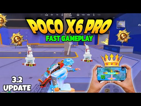 Poco x6 pro🔥 fast livik gameplay 3.2 update🔥