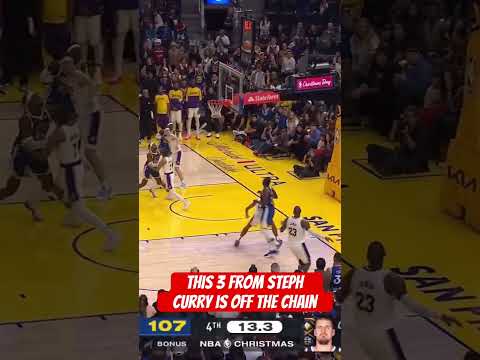 This 3 from steph curry is off the chain