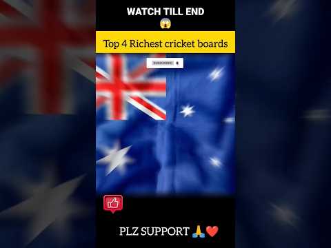 Top 4 Richest Cricket Board's ✅ | #shorts #viral #cricket #bcci