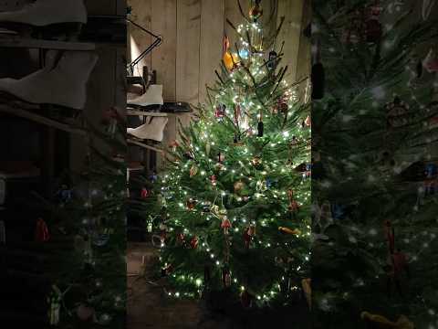 Our favourite part of Christmas - decorating our vintage Christmas tree, full of Magis and memories.