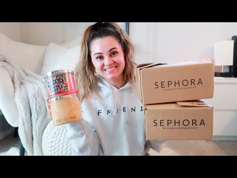 HUGE BATH AND BODY WORKS HAUL + SEPHORA HAUL | Lots of Fall Vibes!