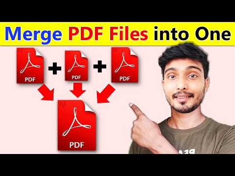 How to merge pdf files into one | How to combine pdf files into one |Convert 2 pdf into one pdf file