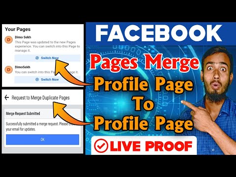 How To Merge Facebook Profile Page To Profile Page 2025 | Facebook Profile To Page Convert 2025