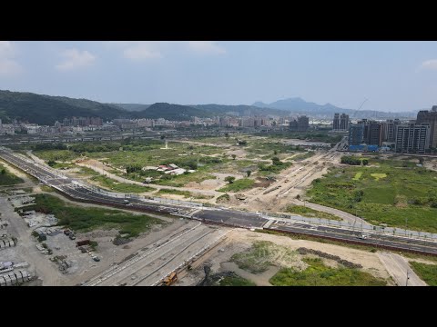 空拍  新莊塭仔圳  領航路  施工現況  20240718