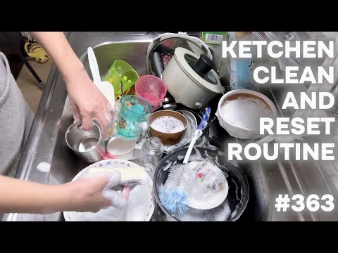 #363 キッチンリセットルーティーン/KITCHEN CLEAN AND RESET ROUTINE.