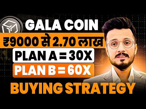 Gala Coin ₹9000 से 2.70 लाख || Gala Coin Price prediction Bullrun || Gala Coin buying Strategy