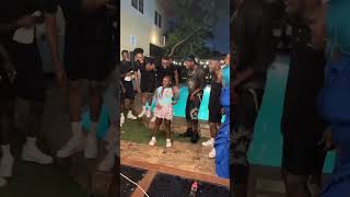 STONEWBOY'S Daughter DANCES LIKE A PRO To Jamaican Queen Spice! | Shorts | 2024