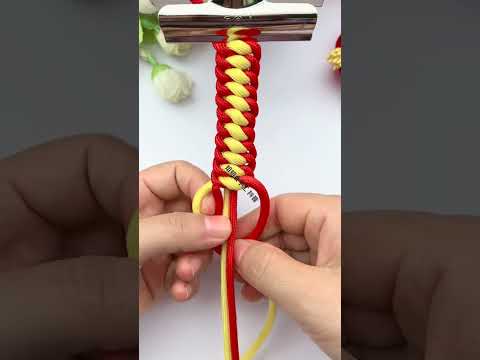 Creative rope weaving, rope weaving skills sharing, easy-to-learn rope knots, practical rope kno