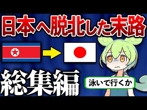 【総集編】北朝鮮から日本へ脱北した末路【ずんだもん×ゆっくり解説】【BGM】