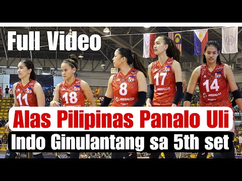 Set5: Alas Pilipinas winning moment vs Indonesia | SEA VLeague 2024 Leg2 #volleyball #travel