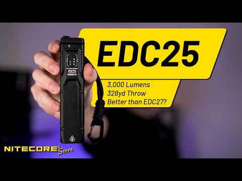 Customizable, Compact, and Cutting Edge Flashlight | Nitecore EDC25