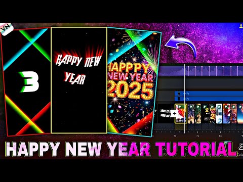 How To Make Happy New Year Video Editing In VN Video Editor || Happy New Year Special Video Edit