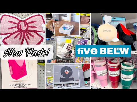 NEW FIVE BELOW ~Christmas Decor ~Holiday Gift Ideas ~ New Cups ~ Stationary & More