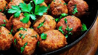 DRY TURKEY? Try This Baked Turkey Meatballs Recipe Instead