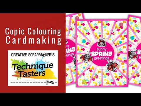 Copic Colouring - Cardmaking - Technique Tasters #309