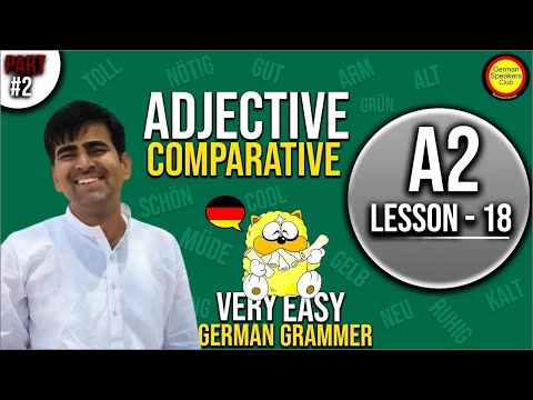 German A2 Lesson 18: Adjective Comparative Part-2