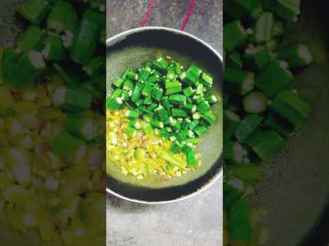 spring onion bhindi #shorts#ytshorts #youtube