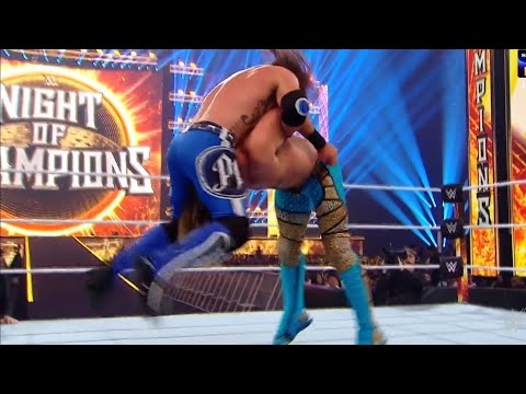 Seth Rollins vs AJ Styles wwe night of champions match