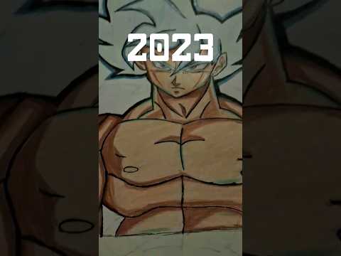 2019 To 2023 dragon ball drawings #anime #viral #drawing #dbs #art #dbz #goku #dragonball