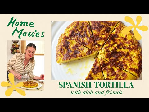 Alison Makes A Lovely Spanish Tortilla with Aioli and Friends | Home Movies with Alison Roman