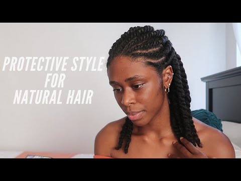 Two Strand Twist For Natural Hair | Protective Style