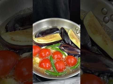 Baingan Ka Bharta ASMR cooking || #shorts #food #cooking #asmr #recipe #indianasmrworld #viral