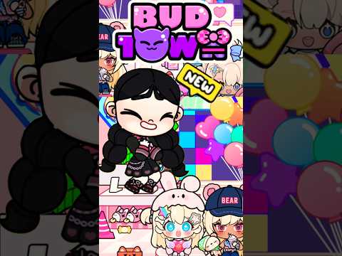 Wow New game Bud Town cute fun #shorts #budtown #avatarworld #tocaboca