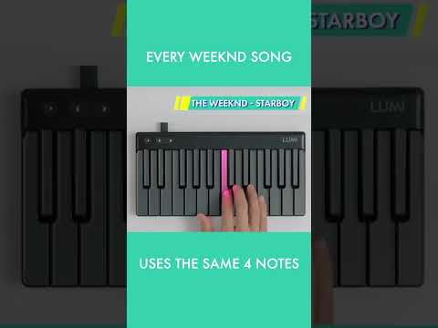 Every Weeknd song uses the same 4 notes