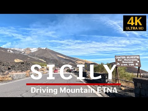 Driving Mountain ETNA Sicily  I  시칠리아의 에트나화산 드라이브