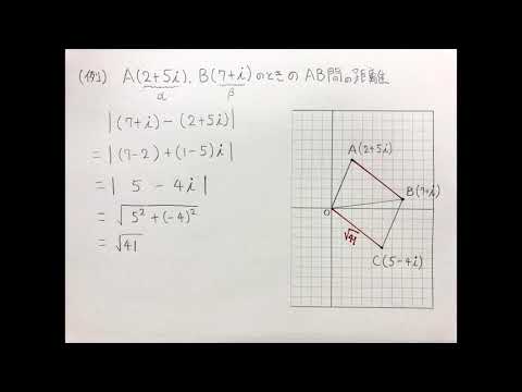 数学Ⅲ第102回2点間の距離