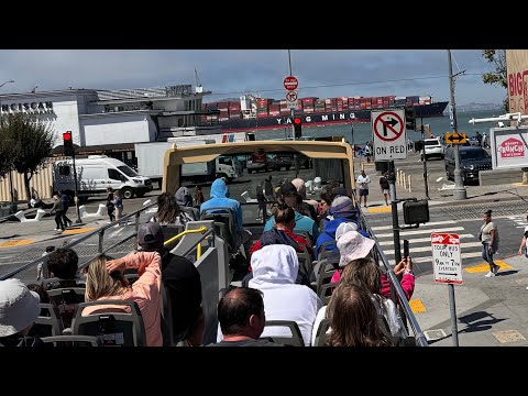 A Tour Around San Francisco - Big Bus Tour - 1 hr 1/2 -  San Francisco California