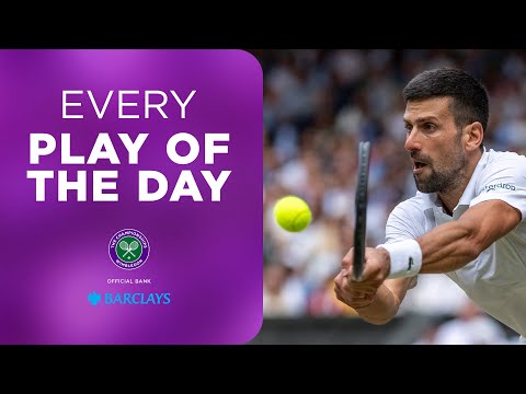 The greatest shots from Wimbledon 2024 | Every Play of the Day presented by Barclays