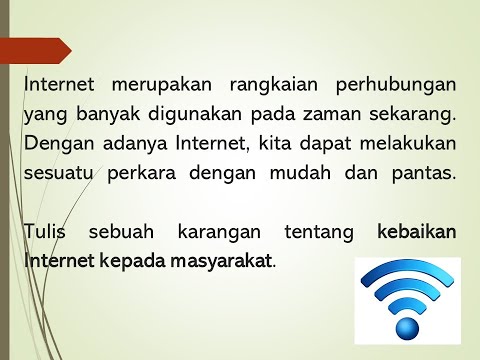 Karangan Jenis Fakta- Kebaikan Internet Kepada Masyarakat