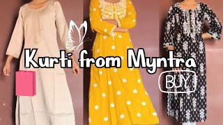 kurti from Myntra🛍️#kurti #myntra #mynewvlog #aesthetic #kurtis