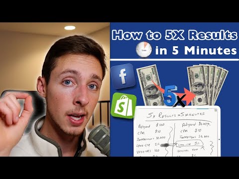 Facebook Ads Shopify 2021 - 5x Sales in 5 Minutes (Tutorial)