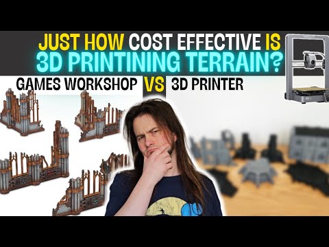 Just how cost effective is 3D printing terrain?